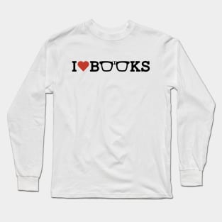 I Love Books Long Sleeve T-Shirt